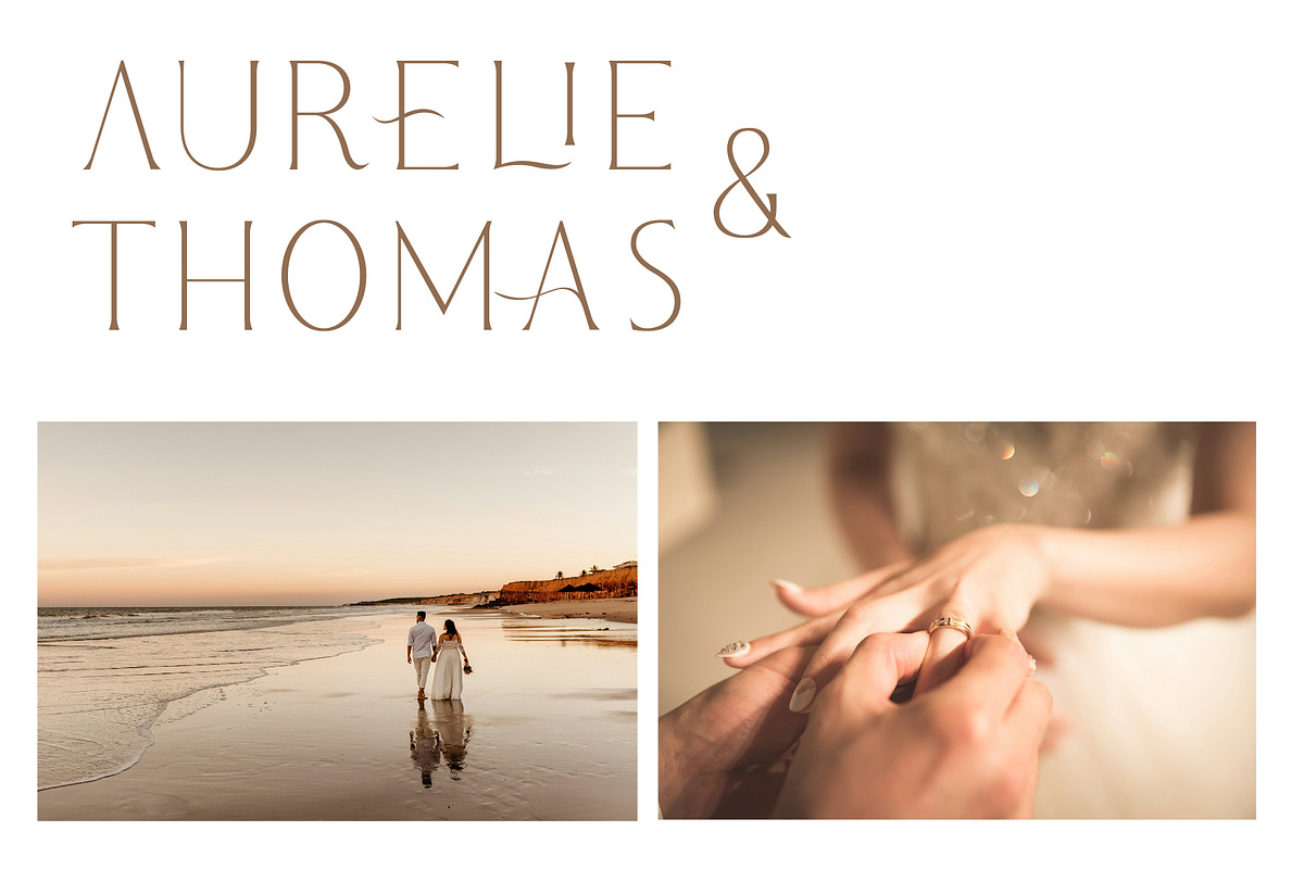 Elvare Elegant Luxury Wedding Font, a Serif Font by Serbaneka Studio (Photo 3 of 7)