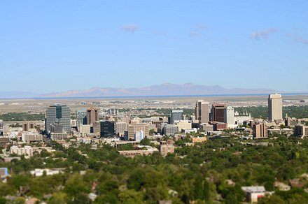 Miniature Salt Lake City, UT Skyline