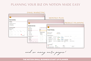 Notion template business planner, a Templates & Theme by Cate Creates (Thumbnail 5 of 8)