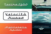 Alpha Strada: 1950s Car Emblem Font, a Font by Wingsart Studio (Thumbnail 7 of 14)