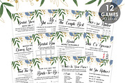 Bridal Shower Games, Set of 12, a Graphic by Wow Designs (Thumbnail 1 of 5)
