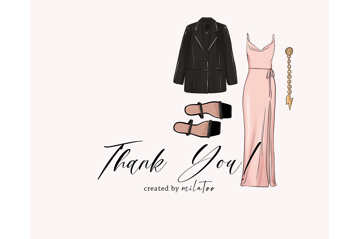 Fashion apparel women clothes, an Illustration by Milatoo (Photo 10 of 10)