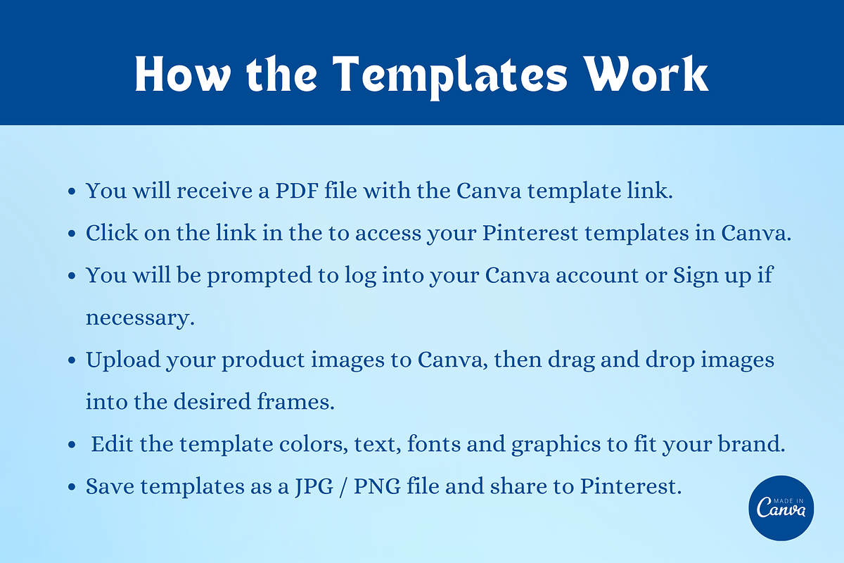 Pinterest Pin Templates Printables, a Social Media Template by The Chaos Project (Photo 8 of 8)