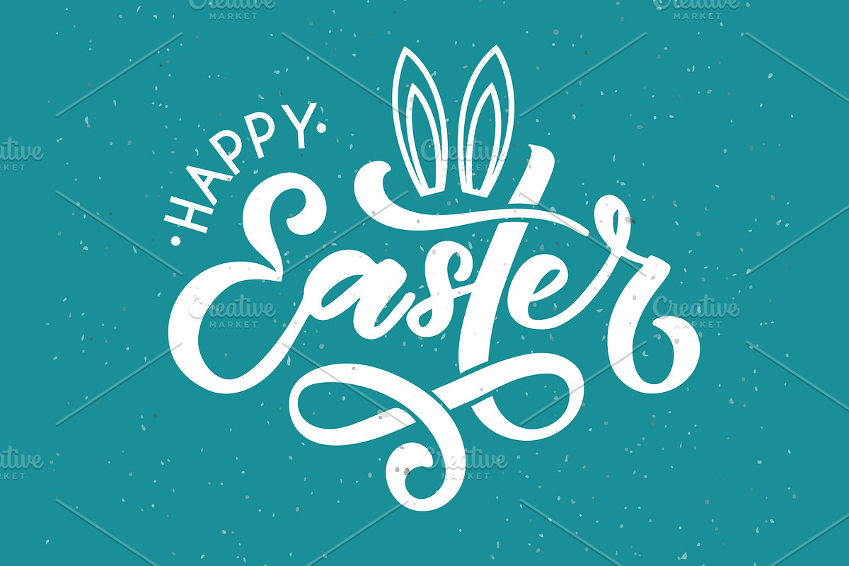 Easter Hand Drawn Design Set, a Poster Template by Svetlana Kurako (Photo 7 of 7)