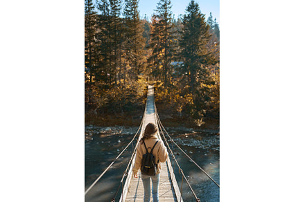 Vertical image rear view walking, a Person Photo by vitaliymateha photography