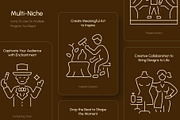 Artistic Icons Set, an Outline Icon by Prosymbols (Thumbnail 3 of 8)