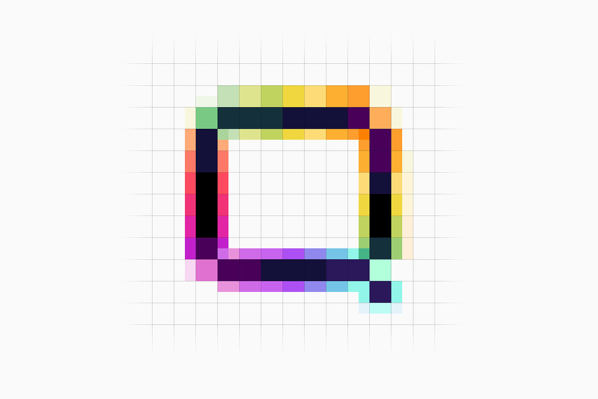 Neo Pixel pixel hologram glitch font, a Symbol Font by kaer_shop (Photo 4 of 9)