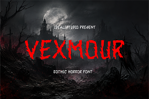 Vexmour – Gothic Horror Font