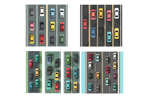 Traffic cars top view. Car on road, a Transportation Illustration by Stock-Smart-Start