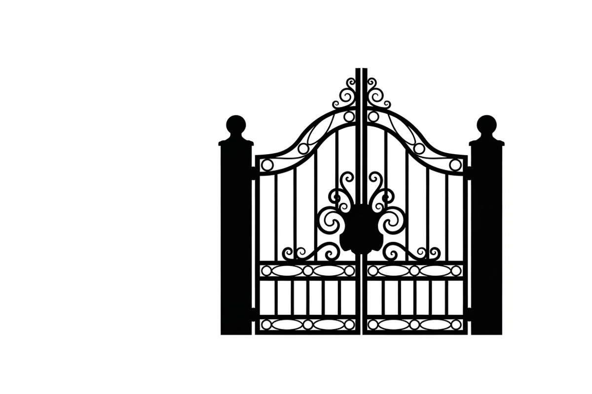 Ornate Iron Gate SVG Bundle, an Illustration by Designs_River (Photo 25 of 31)