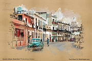 Urban Sketcher Photoshop Action, an Action Add-On by SlideSalad (Thumbnail 21 of 31)
