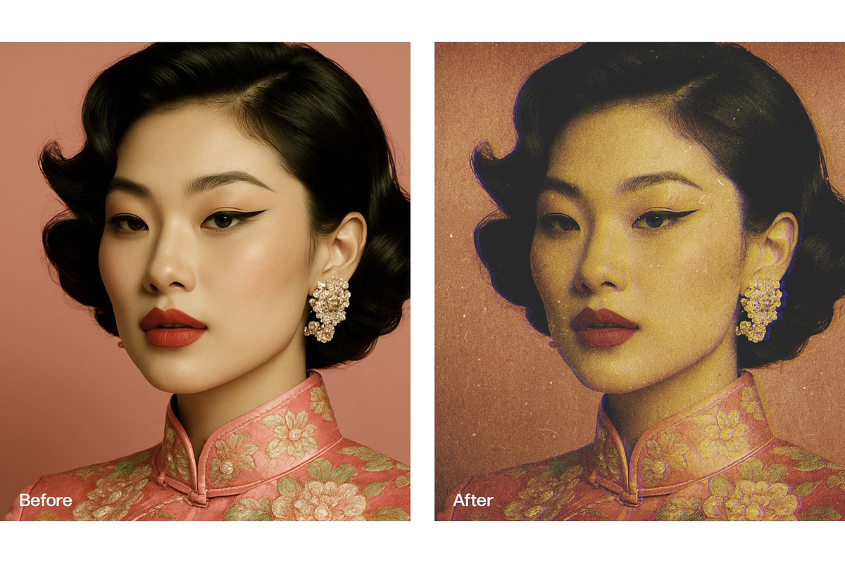 Retro Vintage Photo Effect Template, a Layer Style Add-On by DesignerCandies (Photo 6 of 7)
