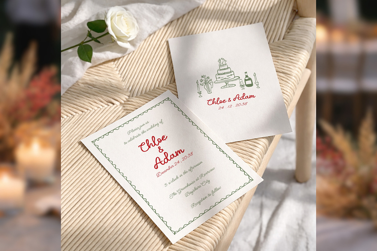 Wedding Invitation Suite Canva bd003, an Invitation Template by TyphoonStudio (Photo 3 of 9)