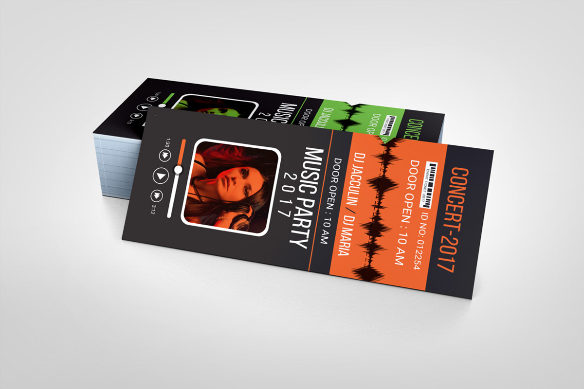 VIP Event Ticket Template, a Card Template by BrandlyTemplate (Photo 2 of 3)