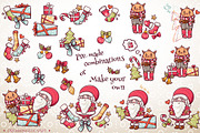 Christmas elements and cards set, an Illustration by Dreaming_Lucy (Thumbnail 3 of 5)