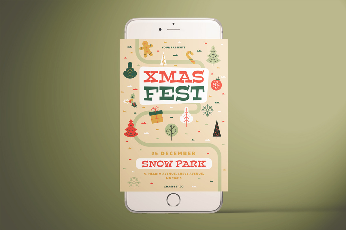Xmas Fest Flyer, a Flyer Template by KMZVR.Lab (Photo 5 of 5)
