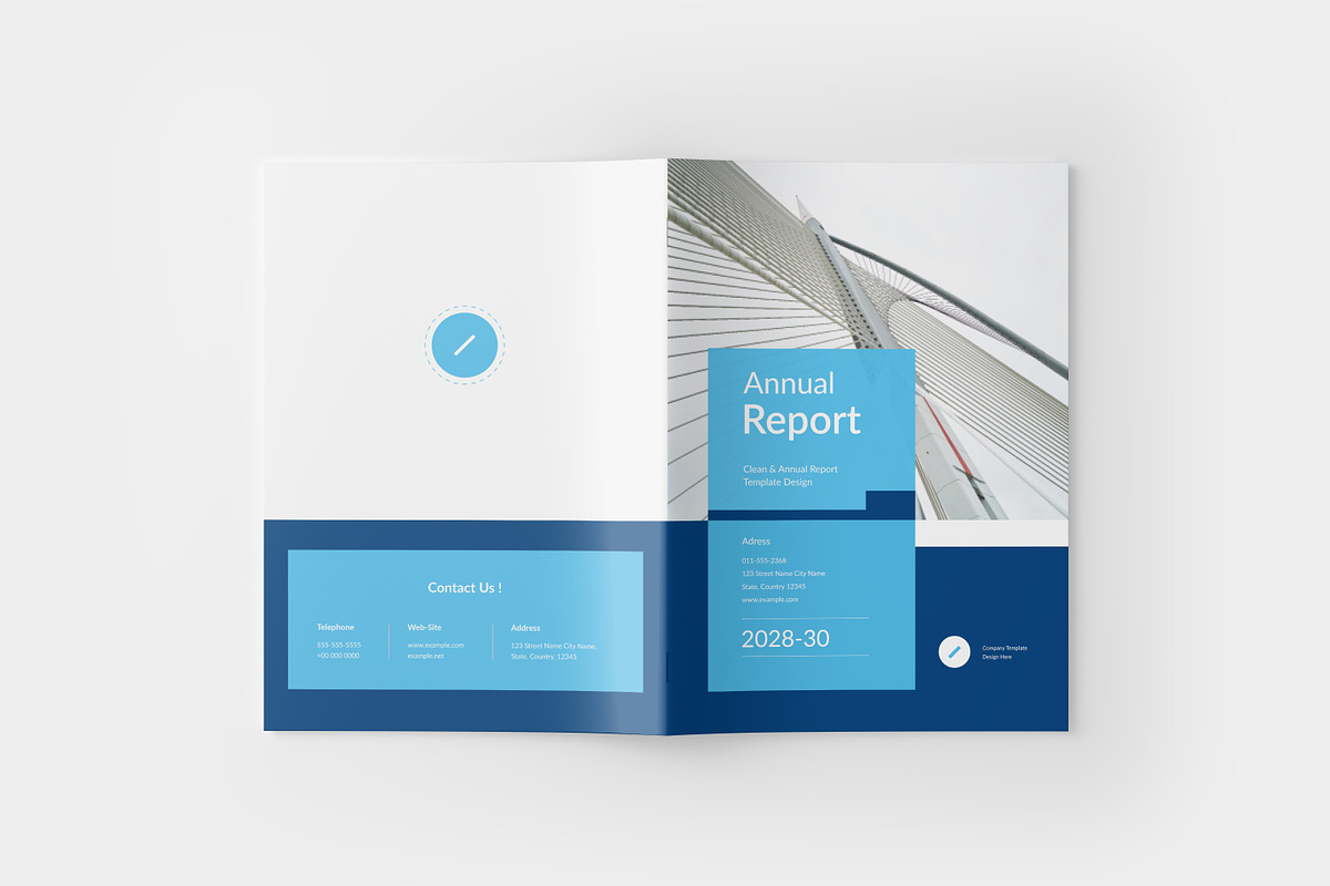 Annual Report Template | Canva, a Brochure Template by PixWork (Photo 2 of 9)