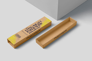 Long Rectangle Drawer Box Mockups