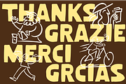 STH Brath Quirky Display Typeface, a Sans Serif Font by Sitintahitam (Thumbnail 9 of 9)