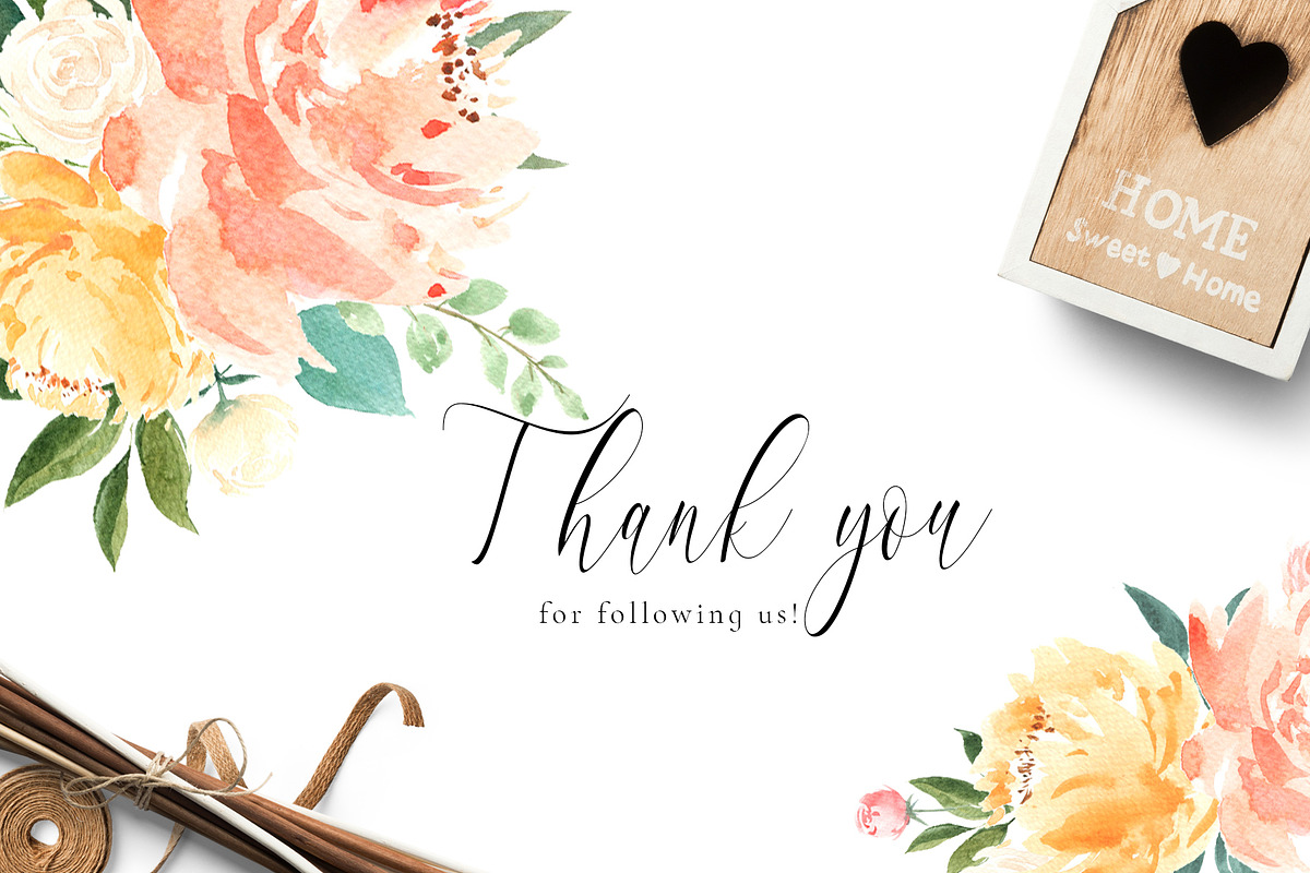 Watercolor Floral Set - Charming, an Illustration by Pixavics (Photo 9 of 9)