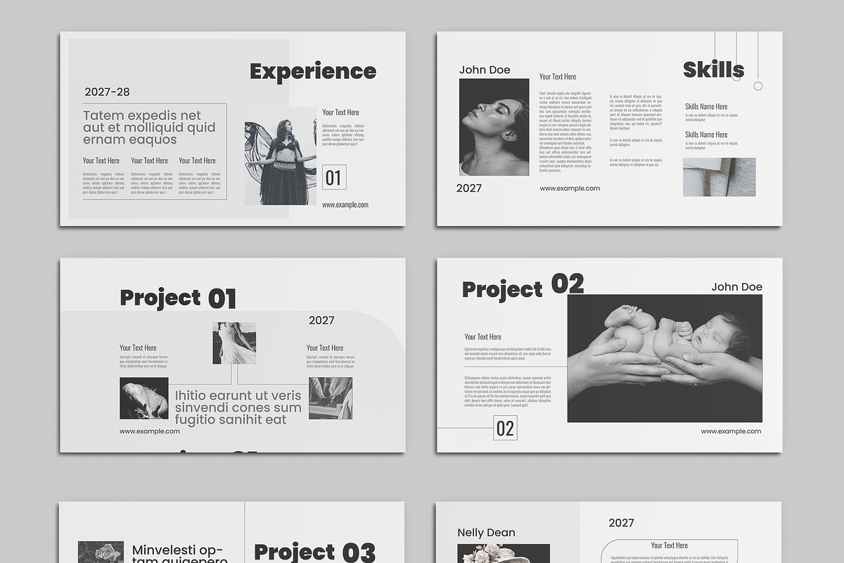 Portfolio Presentation Design, a Presentation Template by ClickPaint_Studio (Photo 2 of 6)