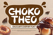 Choko Theo - Chocolate Display Font, a Handwritten Font by twinstd (Thumbnail 1 of 10)