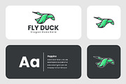 Mascot Modern Flying Duck Logo, a Branding & Logo Template by Artnivora.Std (Thumbnail 2 of 2)