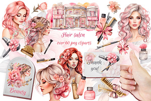 Hair Salon Png Clipart, Beauty Png