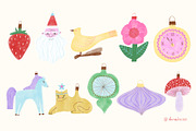 Christmas Festive Gang, a Seasonal Illustration by Annakniaz (Thumbnail 3 of 15)