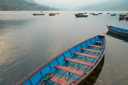Wooden boats on the lake featuring boat, wooden, and empty, a Transportation Photo by Vapi