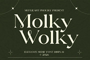 Molky Wolky – Elegant Display Serif, a Serif Font by Muflieart (Thumbnail 1 of 13)