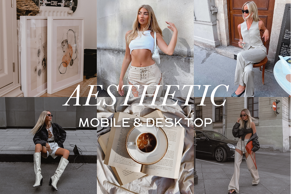 10 Aesthetic Lightroom Presets, a Preset Add-On by LWPRESETS (Photo 1 of 7)