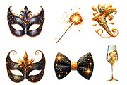 Happy New Year 2025 Clipart, an Illustration by Designworld (Thumbnail 4 of 5)