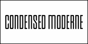 Condensed Moderne JNL, a Sans Serif Font by Jeff Levine Fonts (Thumbnail 2 of 5)