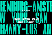Hunga - Condensed Font, a Sans Serif Font by NuType (Thumbnail 4 of 11)