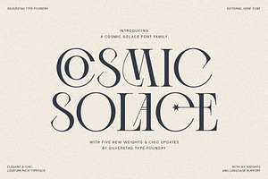 Cosmic Solace - Ligature Typeface