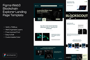 Figma Web3 Blockchain Landing Page, a Landing Page Template by Musara (Thumbnail 1 of 5)