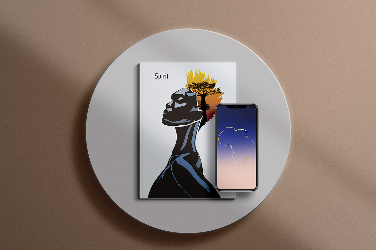 AFRICAN WORLD modern abstract bundle, an Illustration by ArtOLB (Photo 6 of 12)
