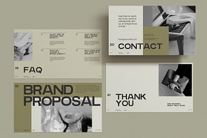 Brand Proposal Templates