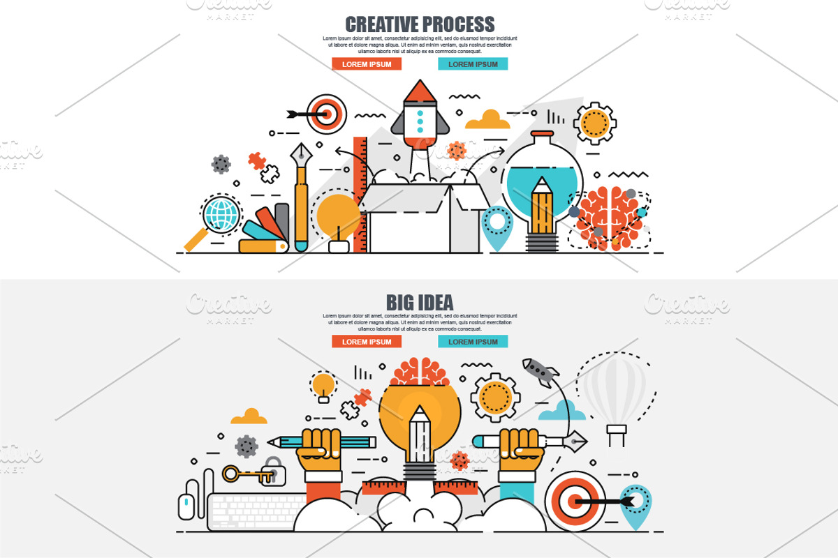 Color Line Concepts, an Education Illustration by alexdndz (Photo 5 of 13)