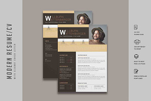 258. Modern Resume Template