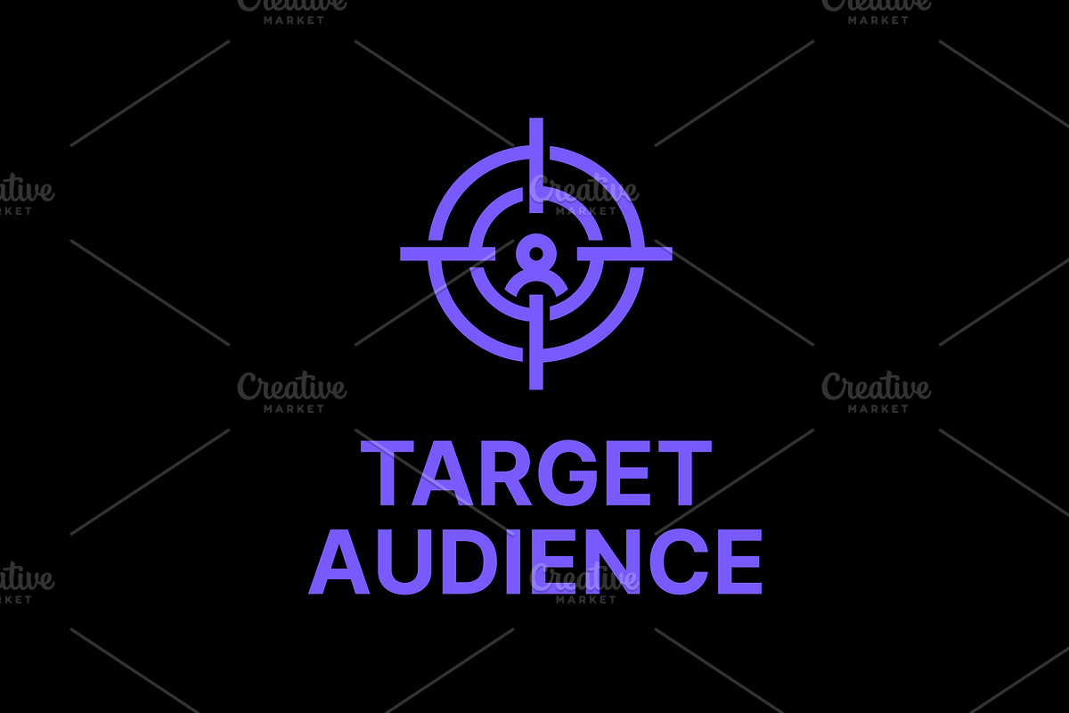 Target Audience Logo Template, a Branding & Logo Template by Graplick (Photo 2 of 2)