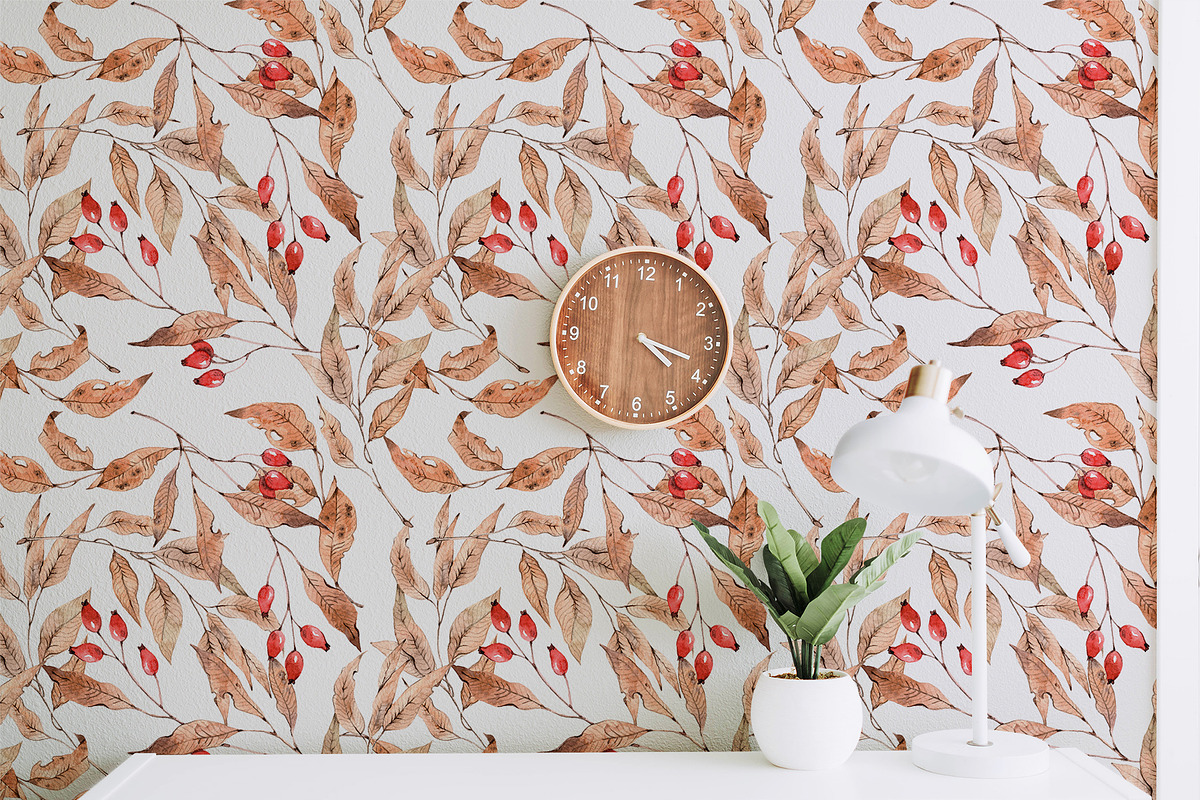Watercolor Nature and Birds set, an Illustration by Alamella (Photo 11 of 13)