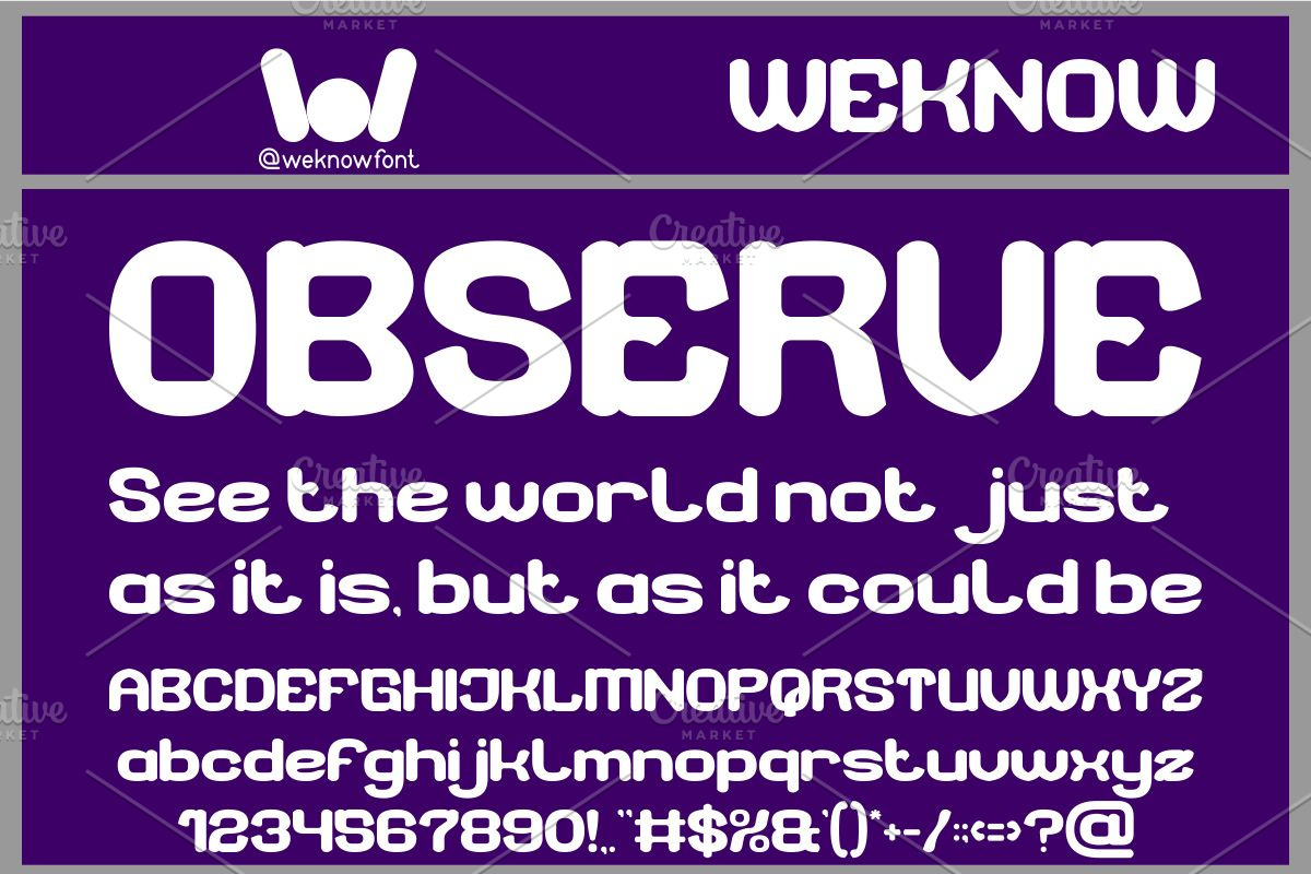 Connect Brains font, a Font by weknow (Photo 2 of 9)