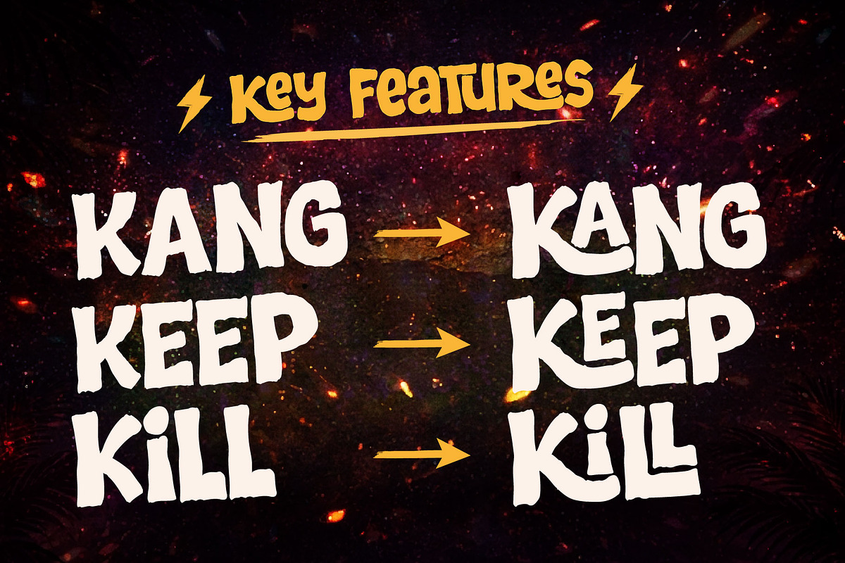 THRILL font, a Handwritten Font by KengGraphic (Photo 3 of 11)
