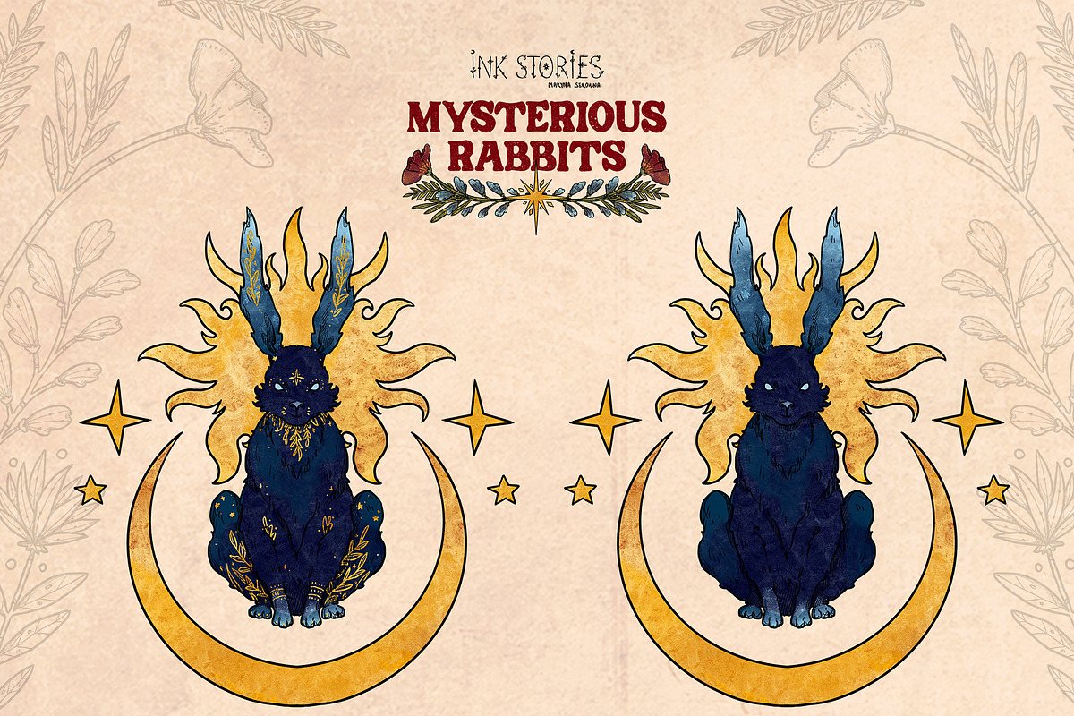 Mysterious Rabbits, an Animal Illustration by Ink Stories (Photo 18 of 29)