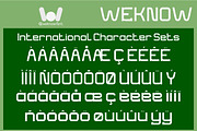 Optical Phenomena font, a Sans Serif Font by weknow (Thumbnail 8 of 8)