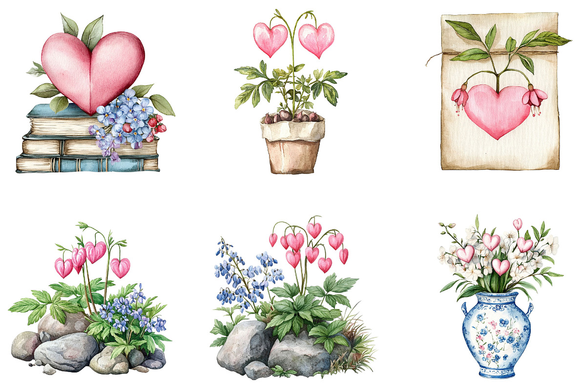 Shabby Chic Clipart, a Seasonal Illustration by Designking (Photo 5 of 5)