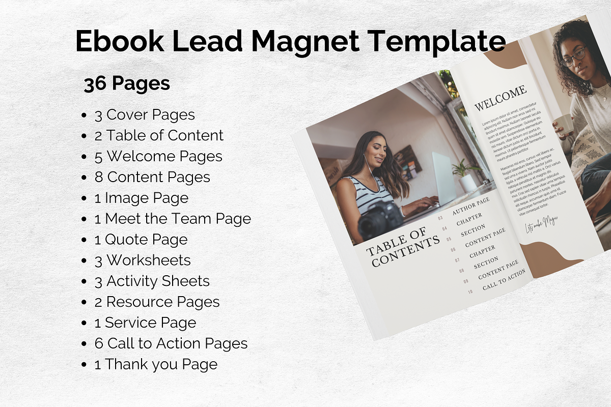 Lead Magnet Ebook Workbook Template, a Magazine Template by Social Assumptions (Photo 2 of 16)