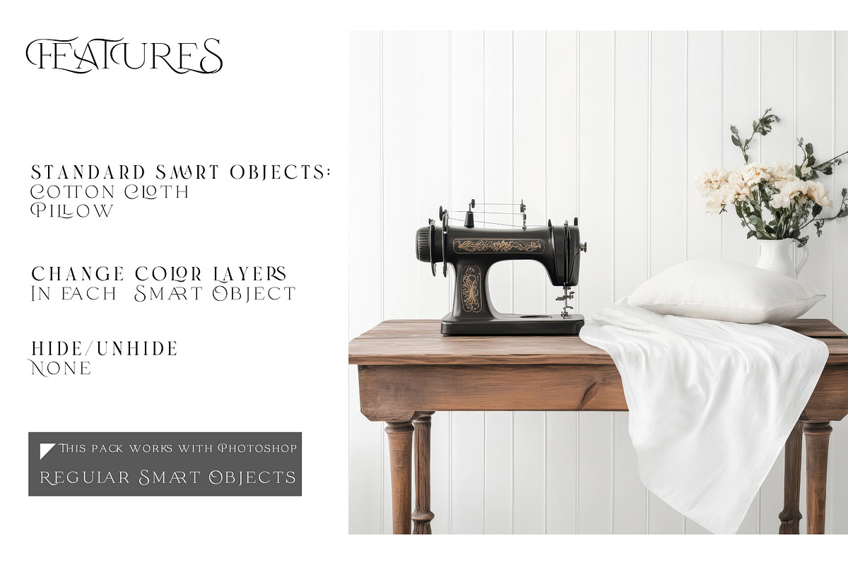 Cotton Cloth Sewing Mockups, a Merchandise Mockup by mock-ups (Photo 3 of 14)